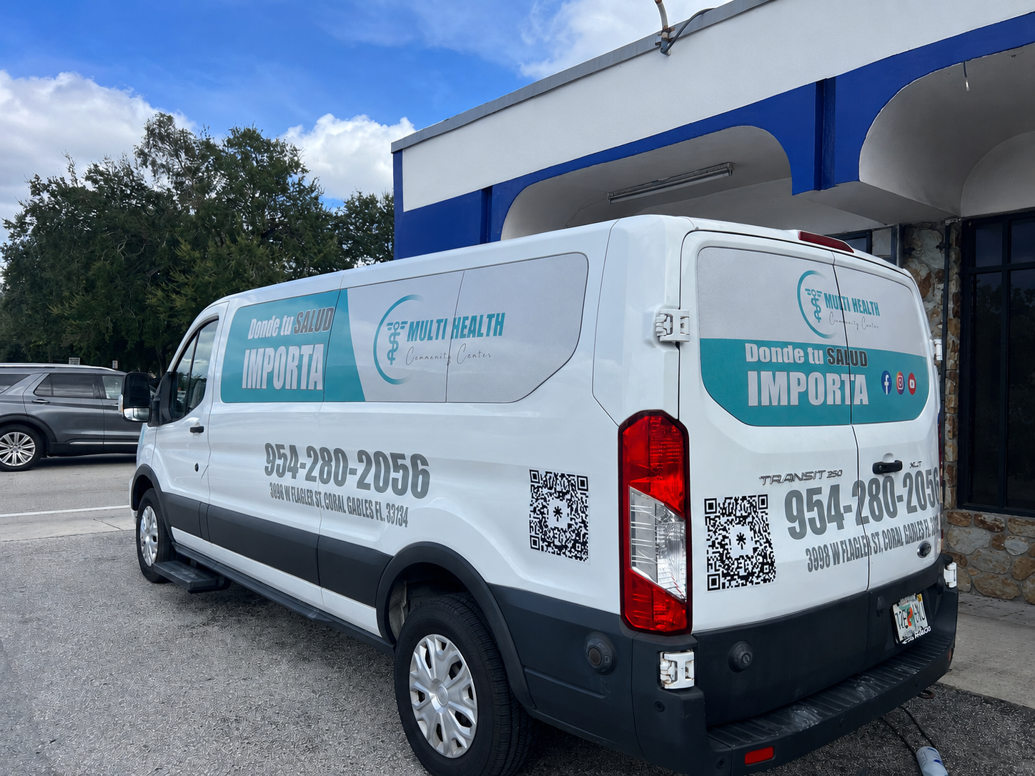 Multi Health Community Center transportation van